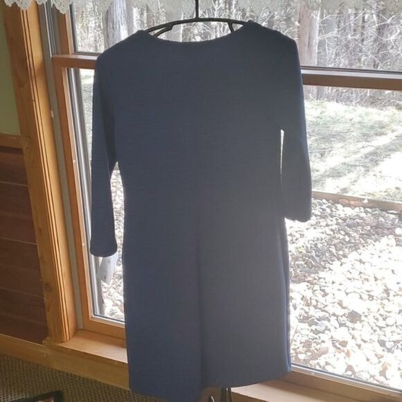 Papillon Blanc Blue Long Sleeve Unique Bubbled Event Sz. XS Dress - Picture 7 of 9